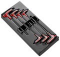 Module de 7 clés mâles en t torx -  mod.89txapb