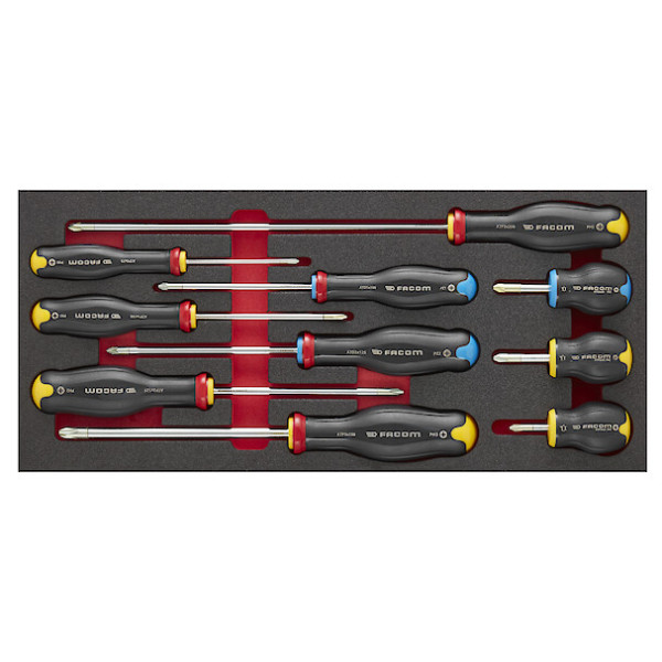 Modules de tournevis protwist® en plateau mousse