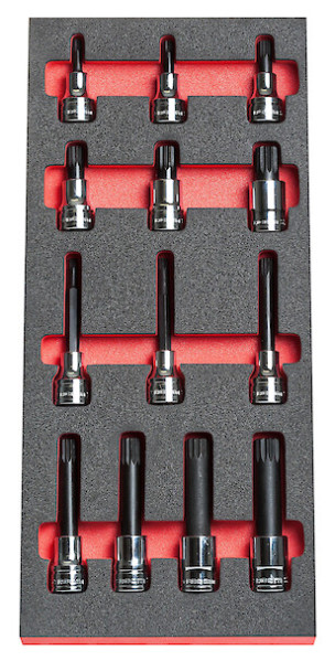 Modules 14 douilles tournevis 6 pans