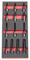 Modules 14 douilles tournevis 6 pans