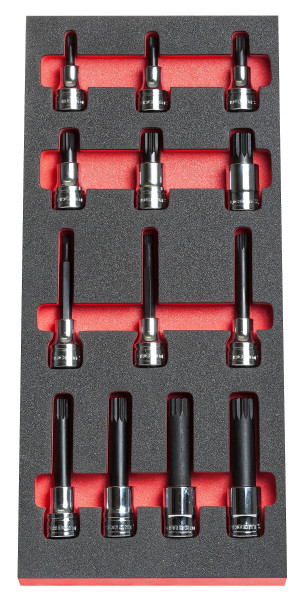 Modules 14 douilles tournevis 6 pans