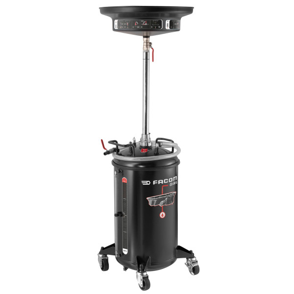 Récupérateur d'huile pour vidange par gravité - cuve 80 litres -  od.80gpf
