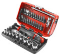 Coffret cliquet étanche + douilles 1/4" 6 pans - boîte nano