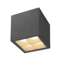 S-cube, plafonnier, 2700/3000 k, 15 w, phase, 80°, anthracite