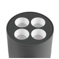 R-cube, plafonnier et applique saillie, 2700/3000k, 15w, phase, 70°, anthracite