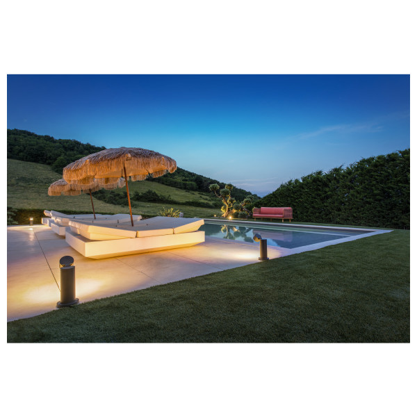 R-cube 35, lampadaire, 15 w, 2700/3000 k, phase, anthracite