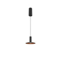 Lalu®, suspension, base led, mix&match, 150 cm, 9,5 w, 3000 k, phase, noir