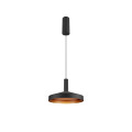 Lalu®, suspension, base led, mix&match, 150 cm, 9,5 w, 3000 k, phase, noir