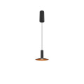 Lalu®, suspension, base led, mix&match, 150 cm, 9,5 w, 3000 k, phase, noir