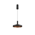 Lalu®, suspension, base led, mix&match, 150 cm, 9,5 w, 3000 k, phase, noir