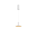 Lalu®, suspension, base led, mix&match, 150 cm, 9,5 w, 3000 k, phase, blanc