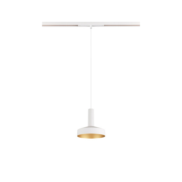 Lalu® tetra 14, abat-jour, mix&match, h : 4,9 cm, blanc/or