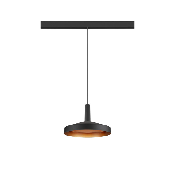 Lalu® tetra 24, abat-jour, mix&match, h : 6,7 cm, noir/bronze antique