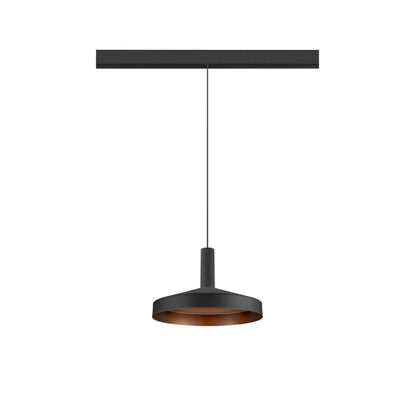 Lalu® tetra 24, abat-jour, mix&match, h : 6,7 cm, noir/bronze antique