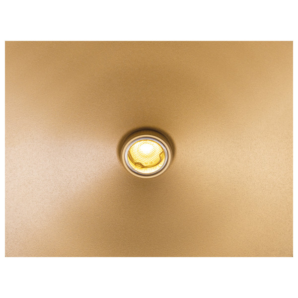 Lalu® tetra 36, abat-jour, mix&match, h : 8,9 cm, blanc/or