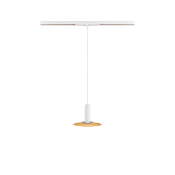 Lalu® elypse 15, abat-jour, mix&match, h : 1,4 cm, blanc/or