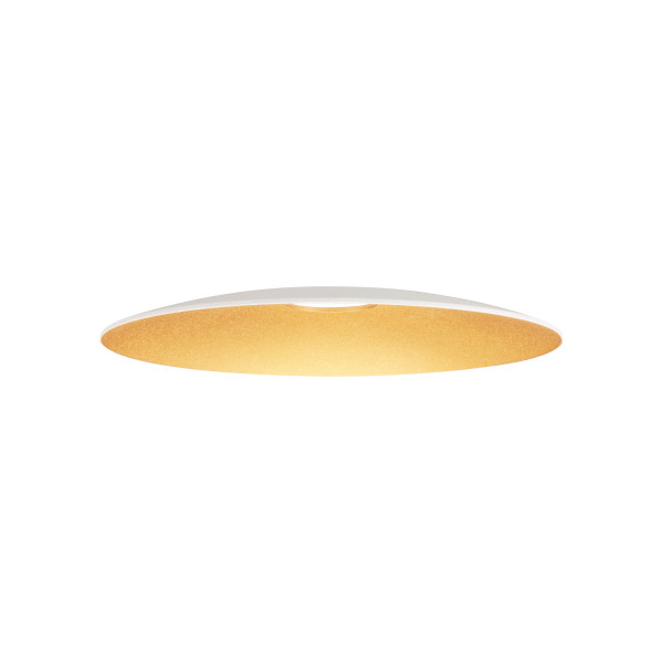 Lalu® elypse 15, abat-jour, mix&match, h : 1,4 cm, blanc/or