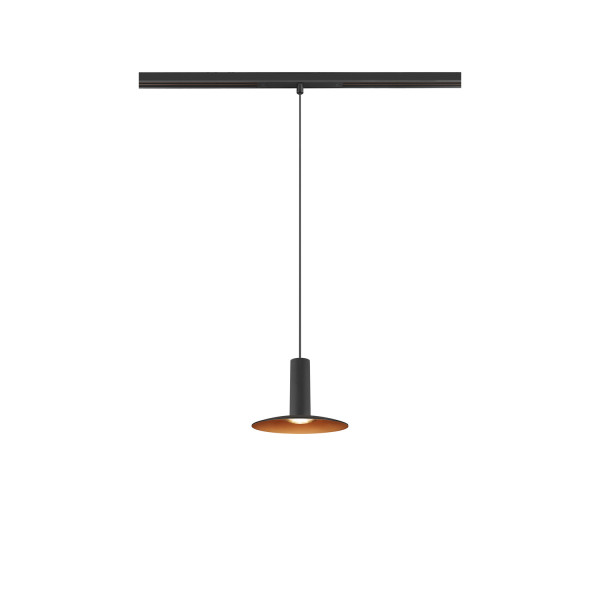 Lalu® elypse 15, abat-jour, mix&match, h : 1,4 cm, noir/bronze antique