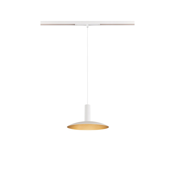 Lalu® elypse 22, abat-jour, mix&match, h : 2,8 cm, blanc/or