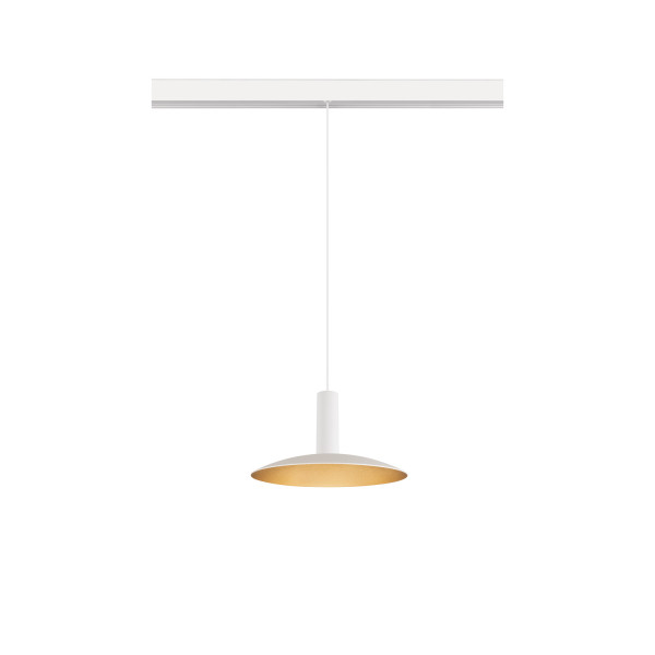 Lalu® elypse 22, abat-jour, mix&match, h : 2,8 cm, blanc/or