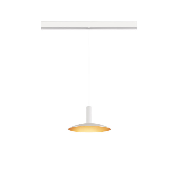 Lalu® elypse 22, abat-jour, mix&match, h : 2,8 cm, blanc/or