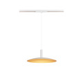Lalu® elypse 33, abat-jour, mix&match, h : 3,5 cm, blanc/or