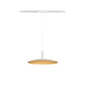 Lalu® elypse 33, abat-jour, mix&match, h : 3,5 cm, blanc/or
