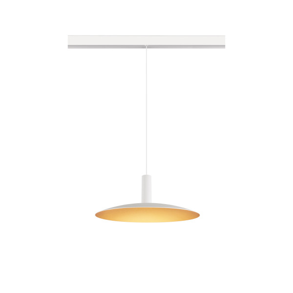 Lalu® elypse 33, abat-jour, mix&match, h : 3,5 cm, blanc/or