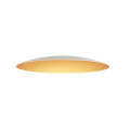 Lalu® elypse 33, abat-jour, mix&match, h : 3,5 cm, blanc/or
