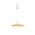 Lalu® elypse 33, abat-jour, mix&match, h : 3,5 cm, blanc/or