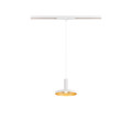 Lalu® plate 15, abat-jour, mix&match, h : 1,5 cm, blanc/or