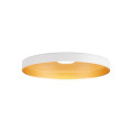 Lalu® plate 15, abat-jour, mix&match, h : 1,5 cm, blanc/or