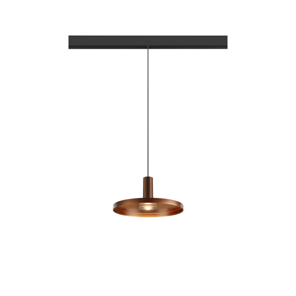 Lalu® plate 22, abat-jour, mix&match, h : 1,5 cm, bronze antique