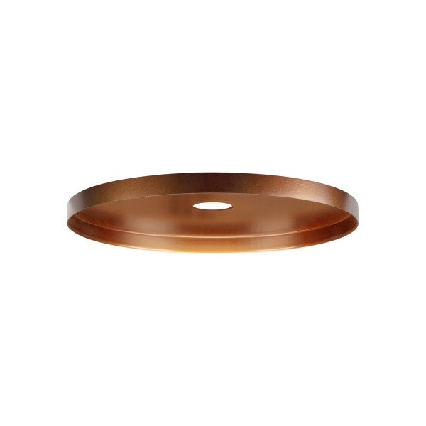 Lalu® plate 22, abat-jour, mix&match, h : 1,5 cm, bronze antique