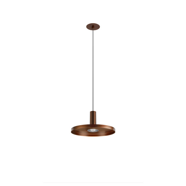 Lalu® plate 22, abat-jour, mix&match, h : 1,5 cm, bronze antique