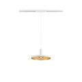 Lalu® plate 22, abat-jour, mix&match, h : 1,5 cm, blanc/or