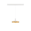 Lalu® plate 22, abat-jour, mix&match, h : 1,5 cm, blanc/or