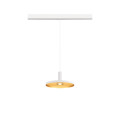 Lalu® plate 22, abat-jour, mix&match, h : 1,5 cm, blanc/or