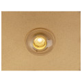 Lalu® plate 22, abat-jour, mix&match, h : 1,5 cm, blanc/or