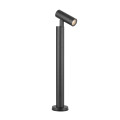 S-tube 75, lampadaire, gu10, 10 w, noir