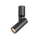 S-tube, applique en saillie, rond, 1x max. 10 w gu10, noir