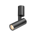 S-tube, applique en saillie, rond, 1x max. 10 w gu10, noir