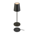 Vinolina two, lampe à poser, sans fil, ip65, 2200/2700/3000 k, touch, noir