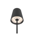 Vinolina two, lampe à poser, sans fil, ip65, 2200/2700/3000 k, touch, noir