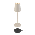 Vinolina two, lampe à poser, sans fil, ip65, 2200/2700/3000 k, touch, beige