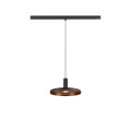 Lalu®, suspension, 48 v, base led, mix&match, 150 cm, 8 w, 3000 k, dali, noir