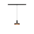 Lalu®, suspension, 48 v, base led, mix&match, 150 cm, 8 w, 3000 k, dali, noir