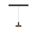 Lalu®, suspension, 48 v, base led, mix&match, 150 cm, 8 w, 3000 k, dali, noir