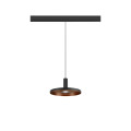 Lalu®, suspension, 48 v, base led, mix&match, 150 cm, 8 w, 3000 k, dali, noir