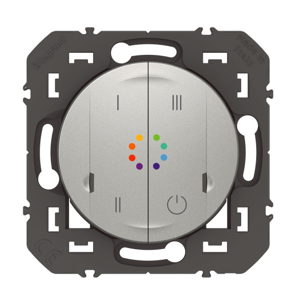 Commande sans fils multicouleurs Dooxie With Netatmo - alu, compatible Zigbee